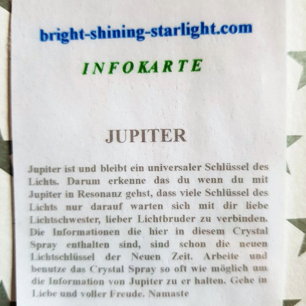 Crystal Starlight Spray JUPITER