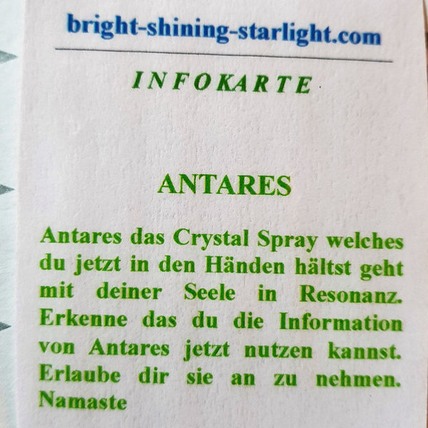 ANTARES Crystal Starlight Spray